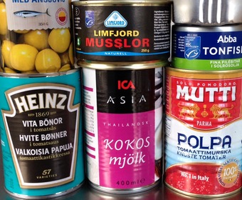 Vad blir det för burkmat? konserverer med burkmat PS
