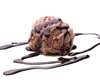 Sås ja tack! Chokladglass med chokladsås PS