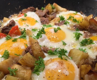 ägg, egg rancheros