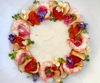 pannacotta på jordärtskocka