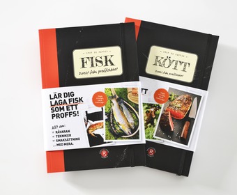 Professional Secrets har hittills gett ut två böcker i serien Chef de Partie: Den ena med proffsens alla tips om kött, den andra om fisk. PS kunskapsböcker Kött och Fisk