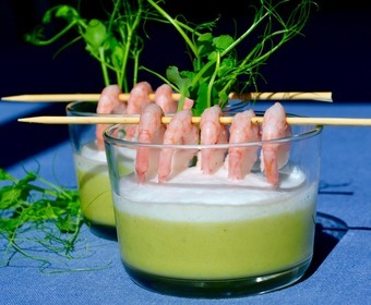 grön ärtsoppa, crème ninon PS