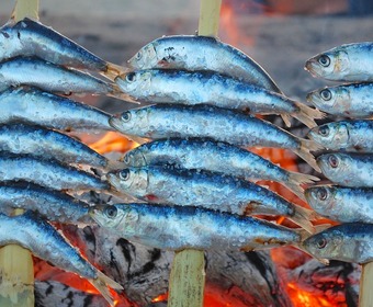 Ju färskare, desto godare... grillade sardiner PS