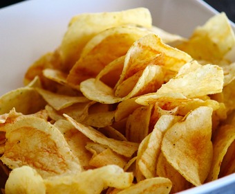 Inga goda chips utan salt salta chips